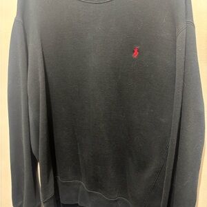 Ralph Lauren Men's Black Crewneck Sweater